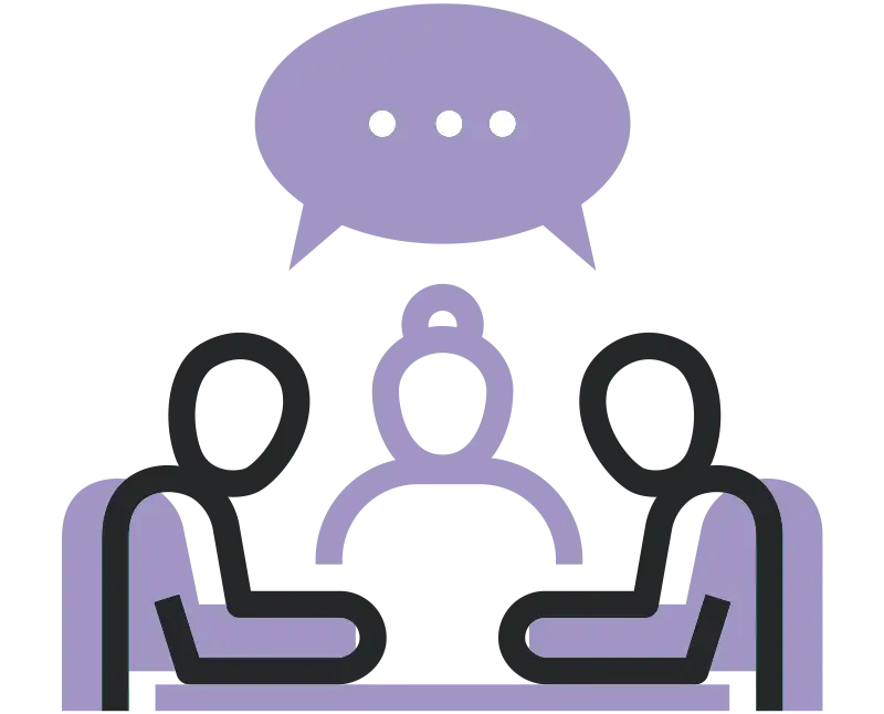 Persönliche Pflegeberatung und Gespräch mit Angehörigen durch den Pflegedienst Pflege Elfen